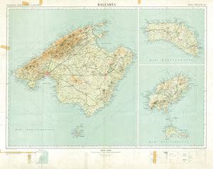 Balearic Map 1963