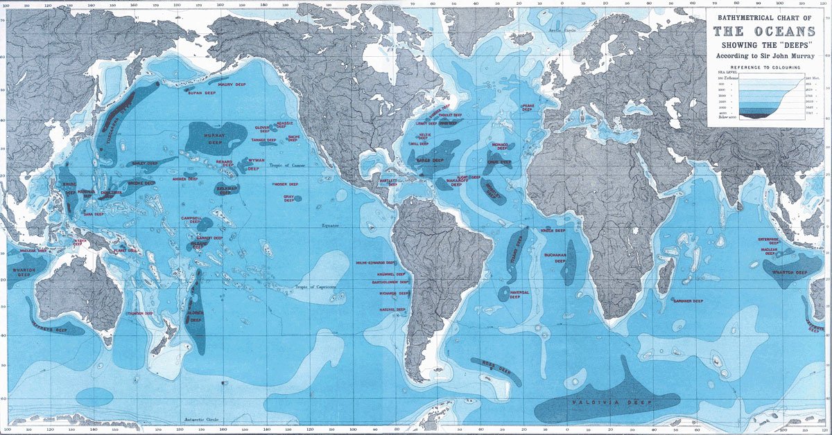 World Oceans Map